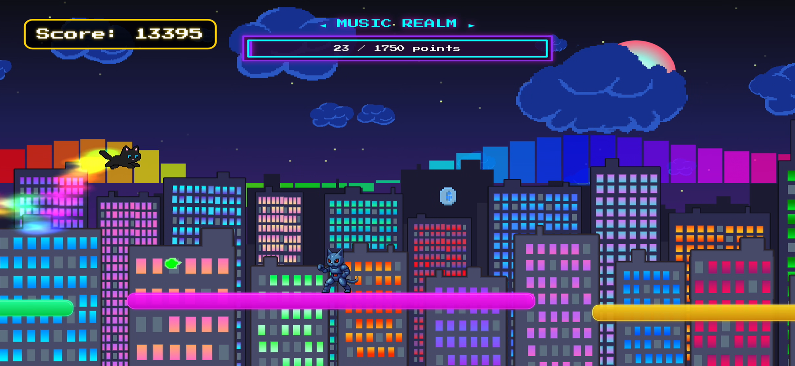 Pouncy Paws gameplay - music realm stage